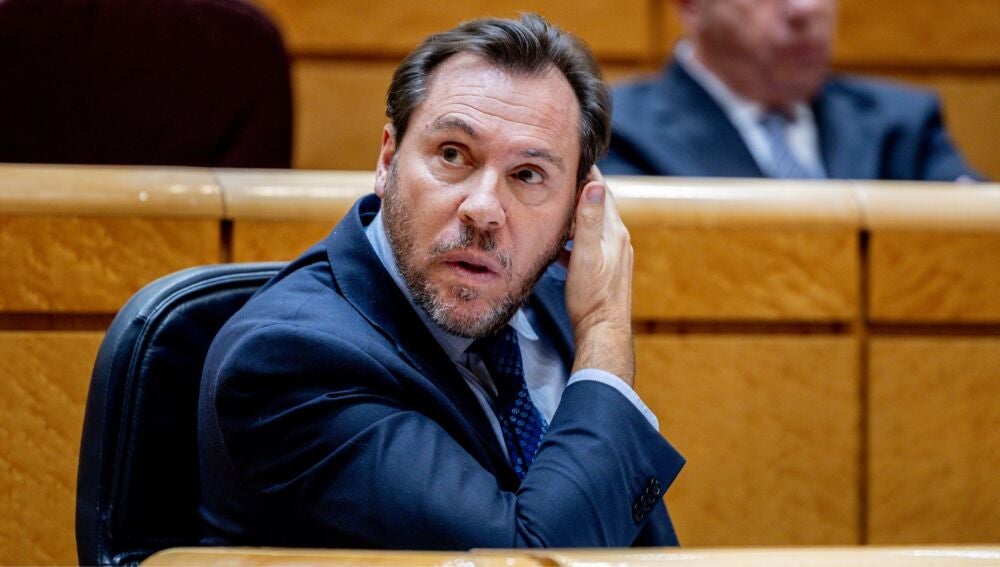 Imagen del ministro de Transportes, Óscar Puente