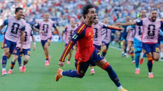 Ferran celebra el gol de la Copa del Mundo GR7111. EAST RUTHERFORD (ESTADOS UNIDOS), 19/07/2026.- Ferrán Torres de España celebra un gol este domingo, en la final del Mundial de la FIFA 2026 entre España y Argentina en el estadio MetLife en East Rutherford (NJ, EE.UU.). EFE/ Lavandeira Jr
