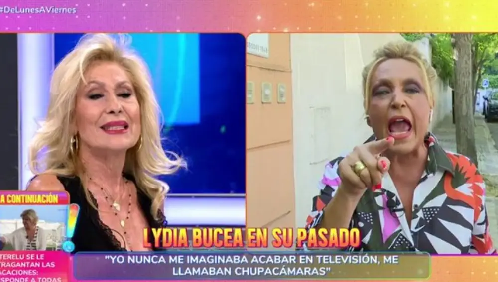 'Sálvame' revive en 'De Lunes a Viernes' con el enfrentamiento entre Rosa Benito y Lydia Lozano