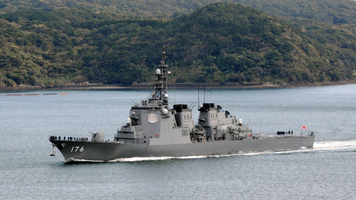 Japan Fires First Tomahawk From JS Chokai Destroyer
