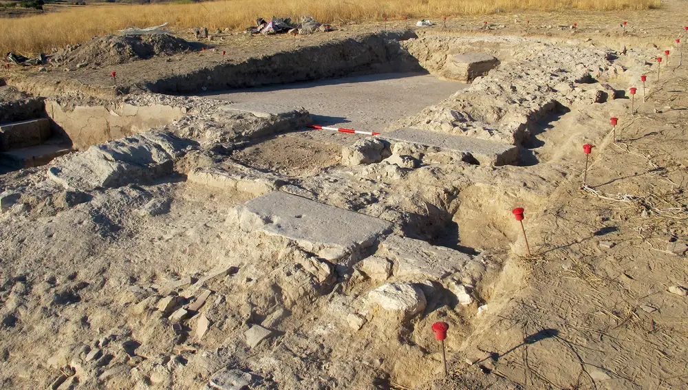 Yacimiento arqueológico romano de Caraca en Driebes, Guadalajara