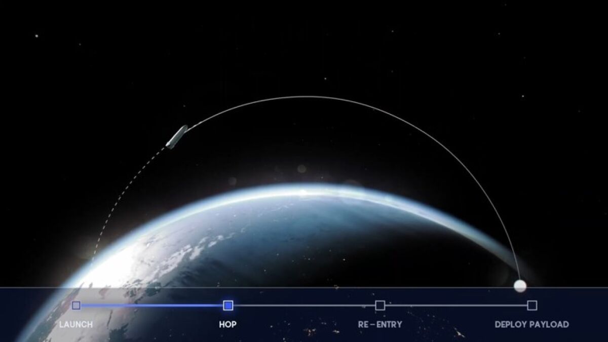 Hop Aero builds cargo rocket for 15-minute deliveries