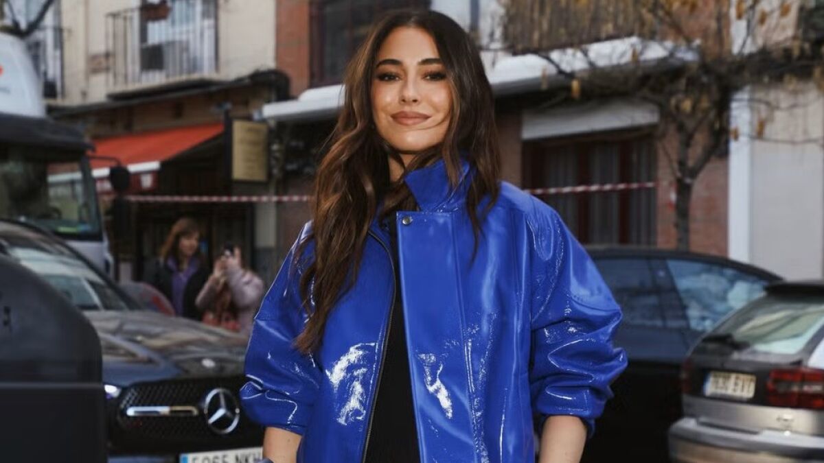 Zara cobalt bomber jacket targets summer storms and autumn