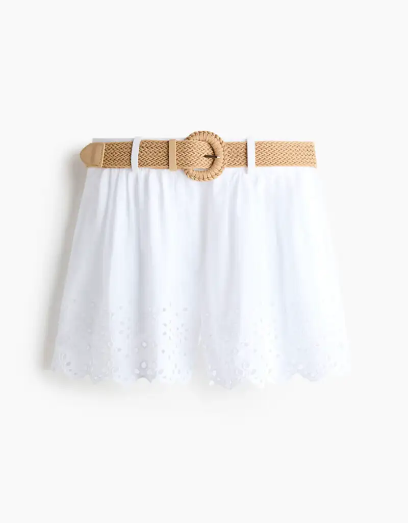Short blanco de H&M