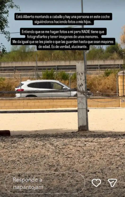 Story de Isa Pantoja