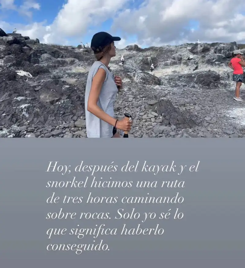 Story de Sara Carbonero en Ecuador