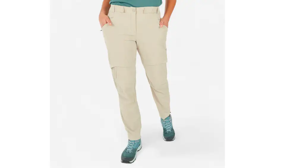 Pantalones desmontables.
