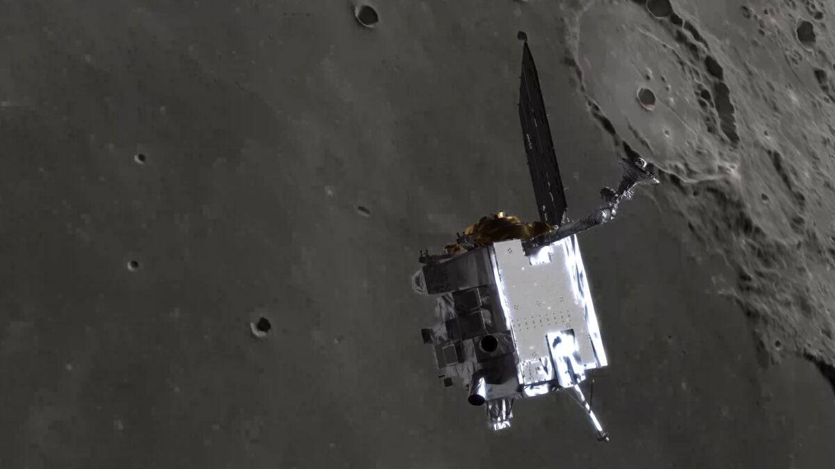 SpaceX Falcon 9 rocket creates 18-meter crater on Moon