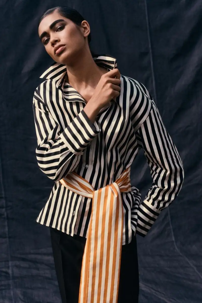 Camisa de rayas de Zara