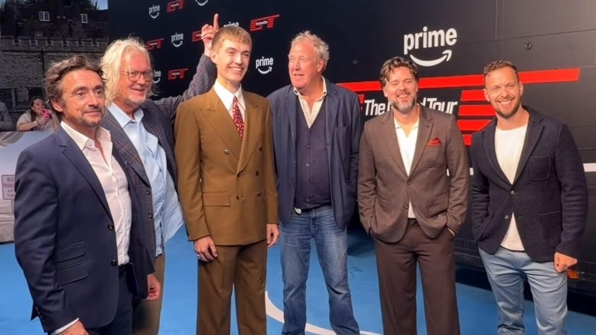 The Grand Tour hosts join new presenting trio in London