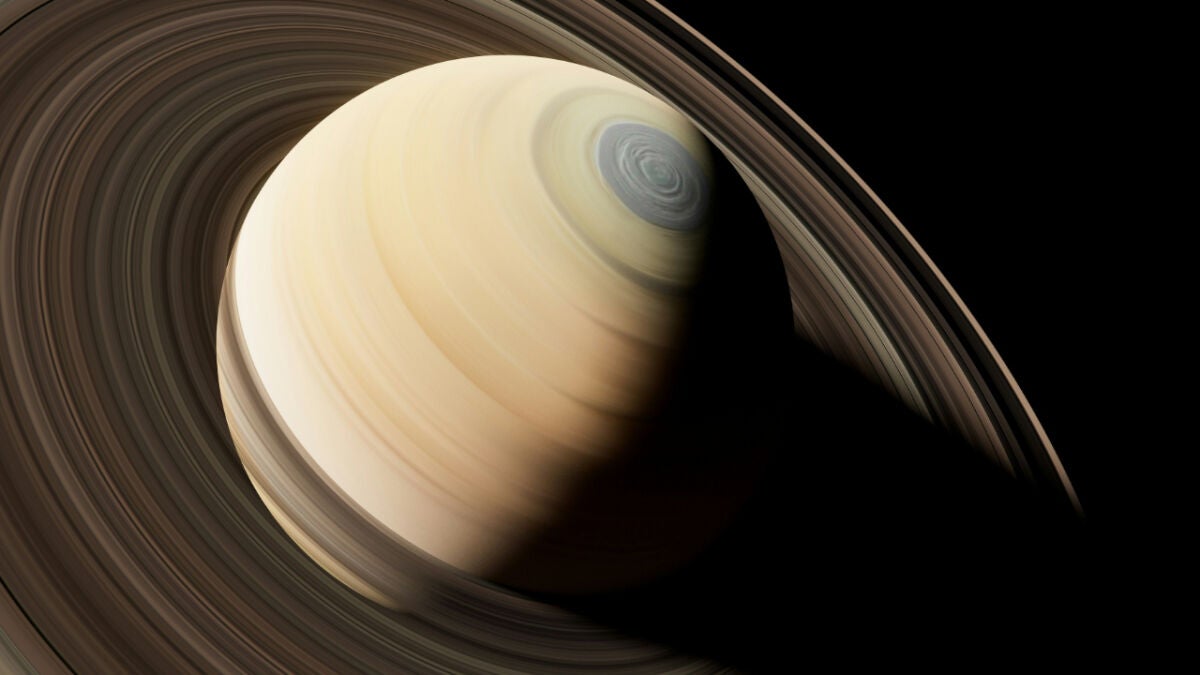 Saturn South Pole Decagon Discovered by Researchers