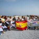Vecinas ceut&iacute;es impiden que se monte un nuevo asentamiento junto a una guarder&iacute;a en Ceuta