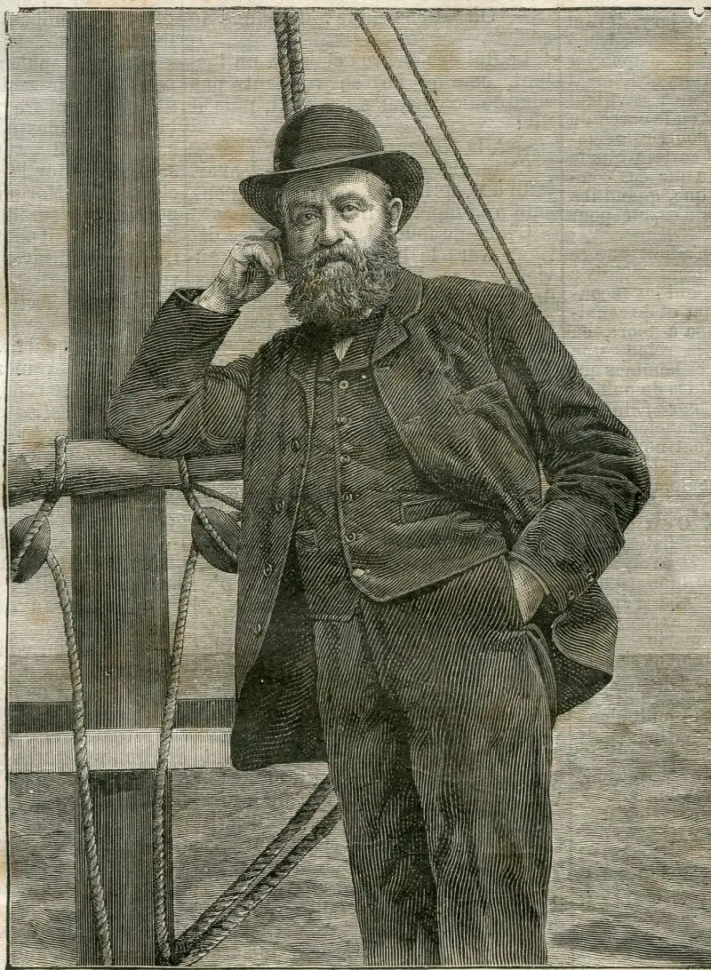 Dibujo del capitán Thomas Dudley
