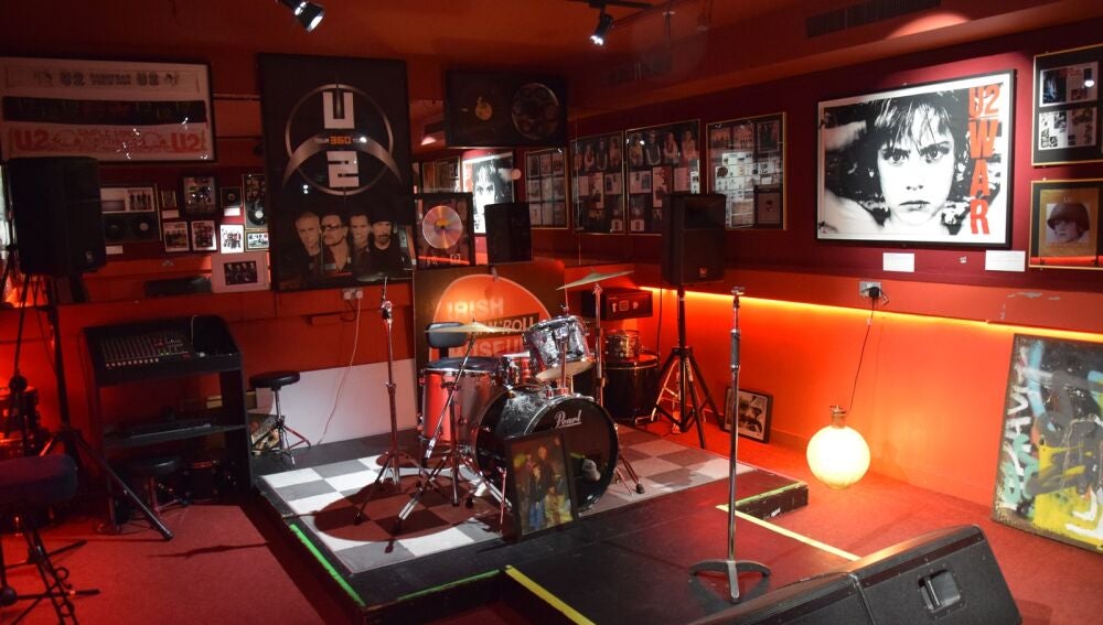 Irish Rock & Roll Museum, Temple Bar, Dublin. U2 Room