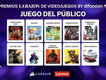 Premios La Razón de Videojuegos by Difoosion 2026: estos son los elegidos para la votación de Mejor Juego del Público