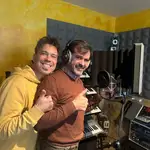 El médico intensivista Borja Díez y el músico Pablo Perea, de La Trampa