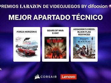 Premios La Razón de Videojuegos by Difoosion 2026: finalistas a Mejor apartado técnico