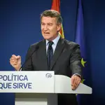29N.- Feijóo dice que Vox no es el "enemigo" del PP y pide no confundir "prioridades" porque el "adversario" es Sánchez