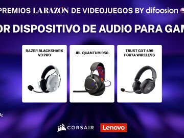 Premios La Razón de Videojuegos by Difoosion 2026: estos son los finalistas a Mejor dispositivo de audio para gaming