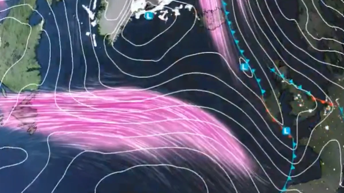 La borrasca Austen fue nombrada por la Met Office