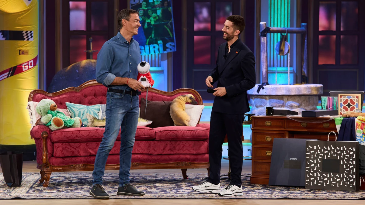 Pedro Sánchez es entrevistado por David Broncano en 'La Revuelta' de TVE