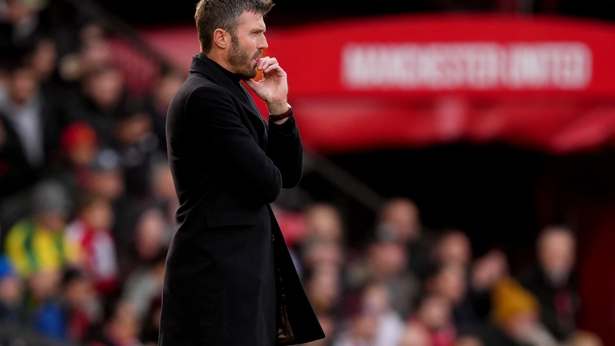 Michael Carrick, entrenador del United