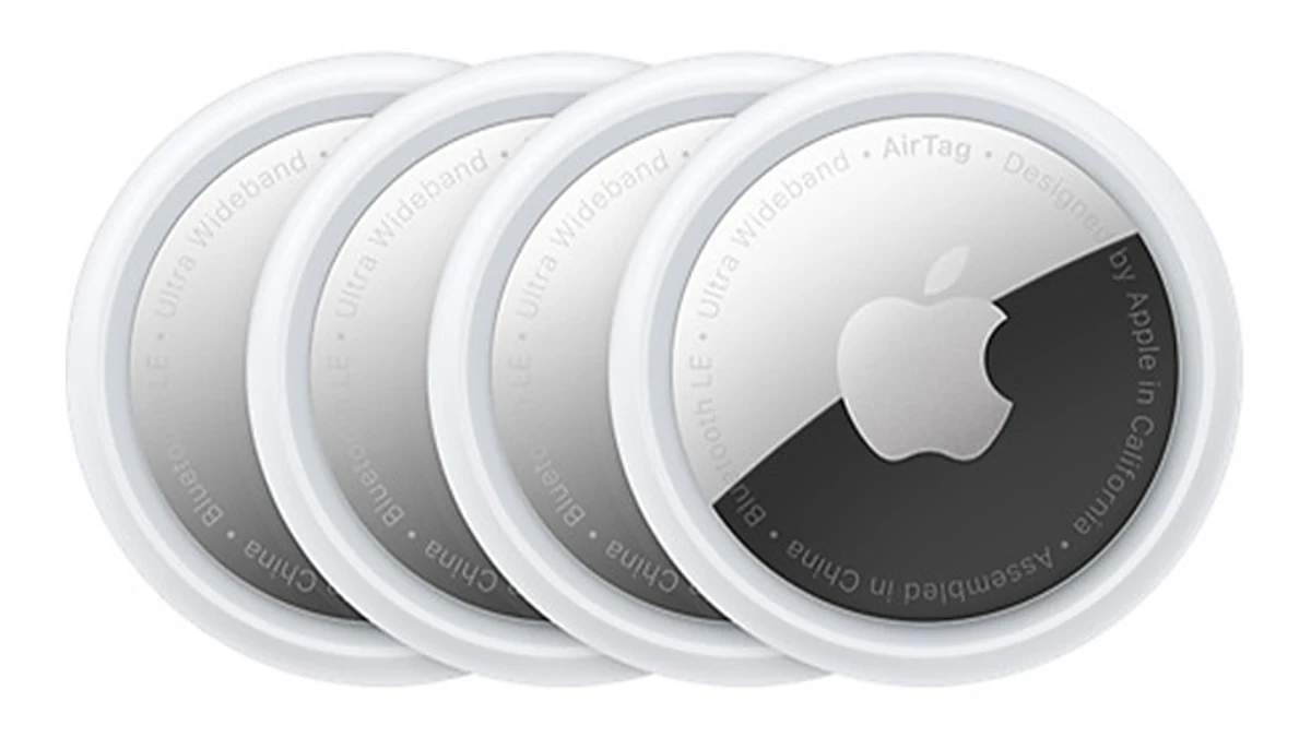 Apple AirTag Rastreador inteligente Paquete de 4 Compatible