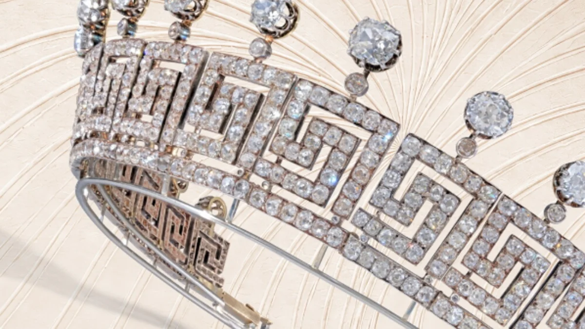 La tiara de diamantes de la firma Mellerio