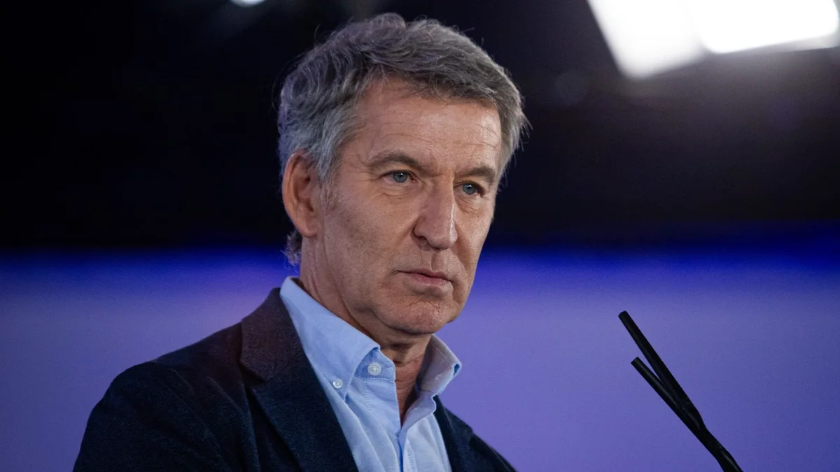 El presidente del Partido Popular, Alberto Núñez Feijóo