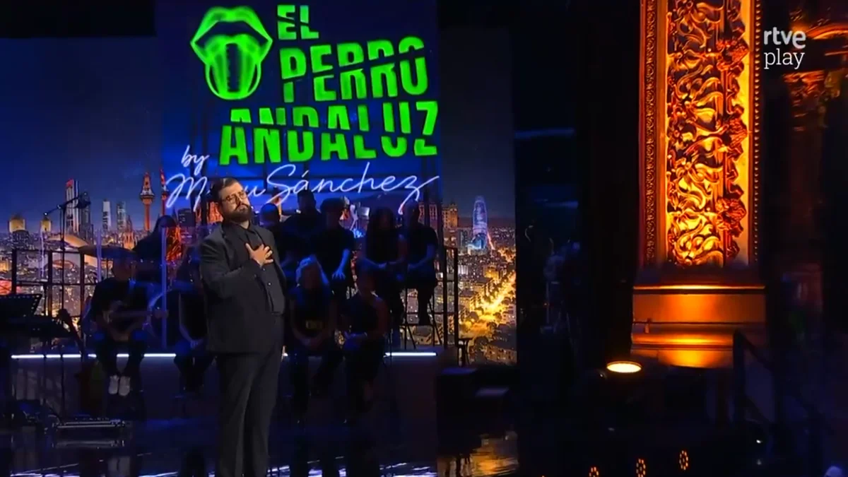 Manu Sánchez en una entrega de 'El perro andaluz'