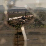 Vista de los trenes implicados en el accidente de Urda (Toledo)