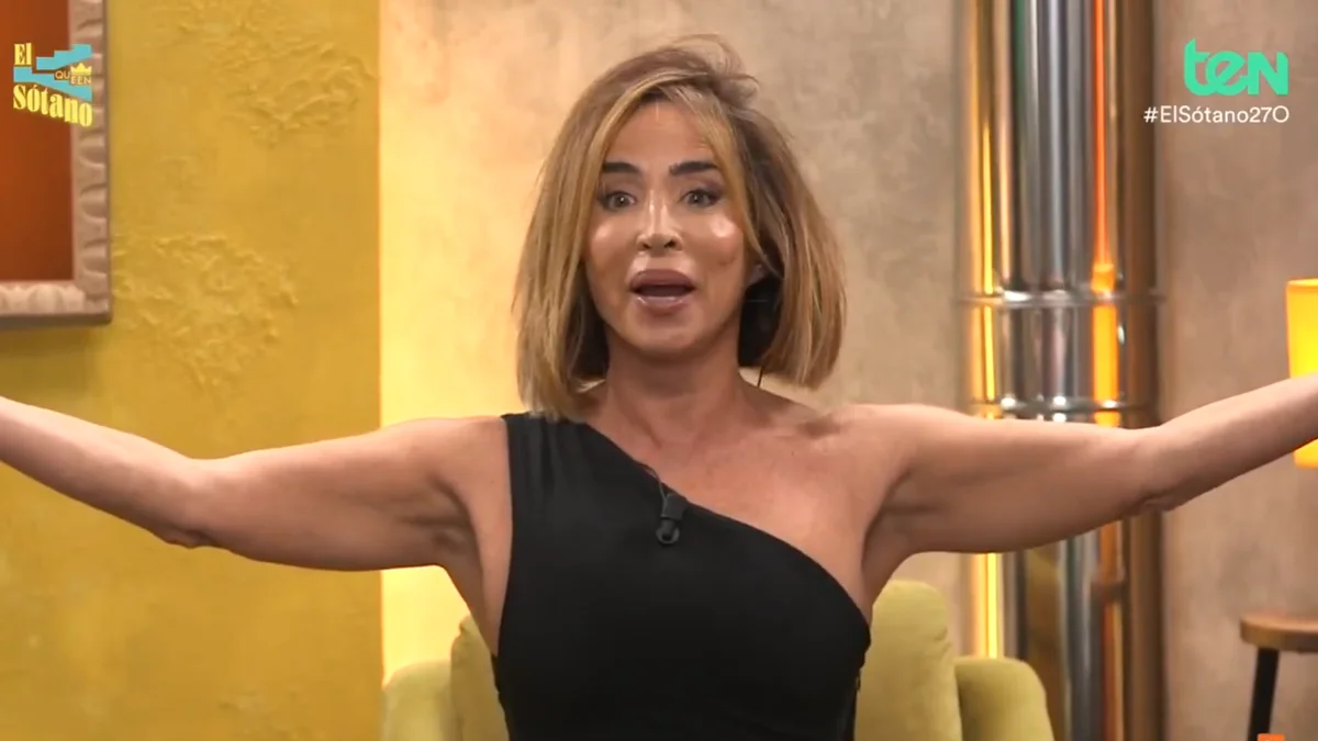 María Patiño en su segundo programa como presentadora de 'El sótano queen'