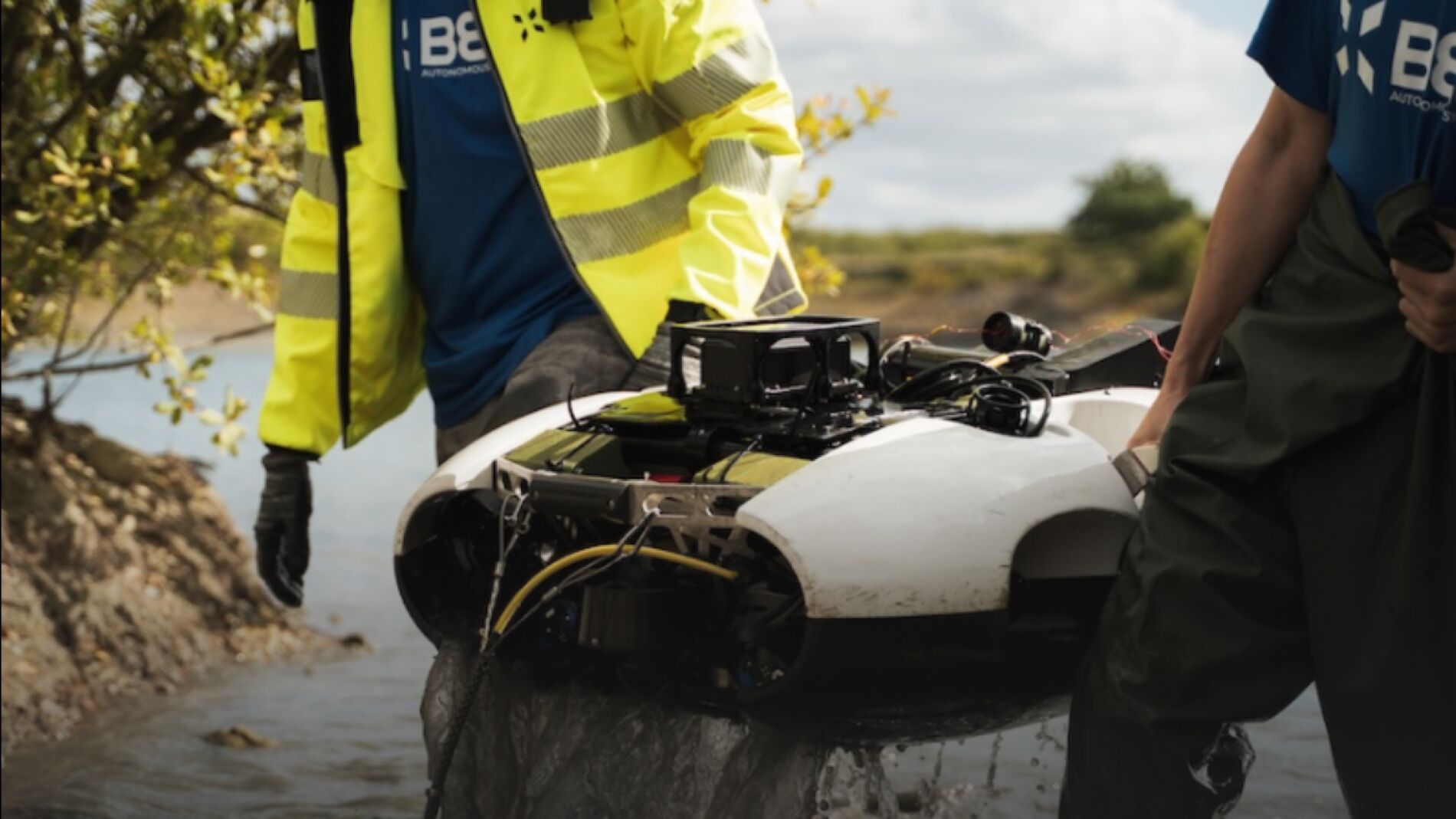 El dron que desactiva minas bajo el agua