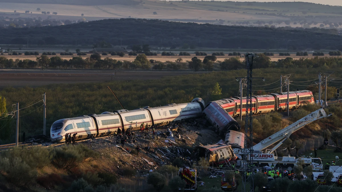 Dos trenes colisionan en la estación de Urda (Toledo)