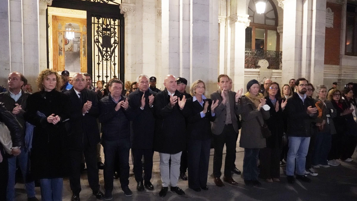 Minuto de silencio en Valladolid