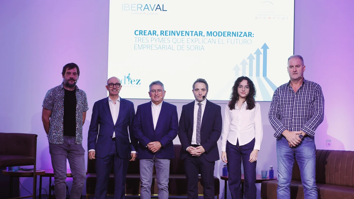 Participantes en el acto celebrado en Soria organizado por Promecal e Iberaval