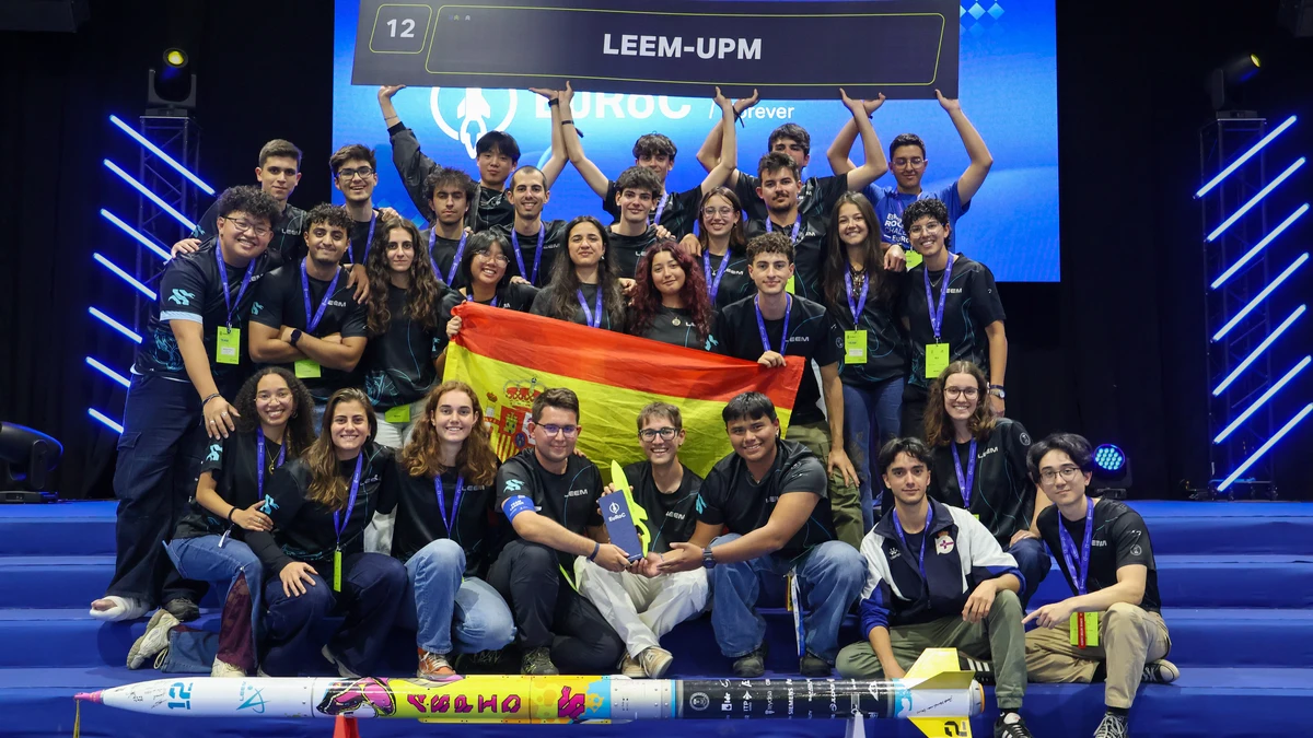 De Madrid al cielo: los estudiantes de ingeniería de la Universidad Politécnica se convierten en Campeones de Europa de cohetería