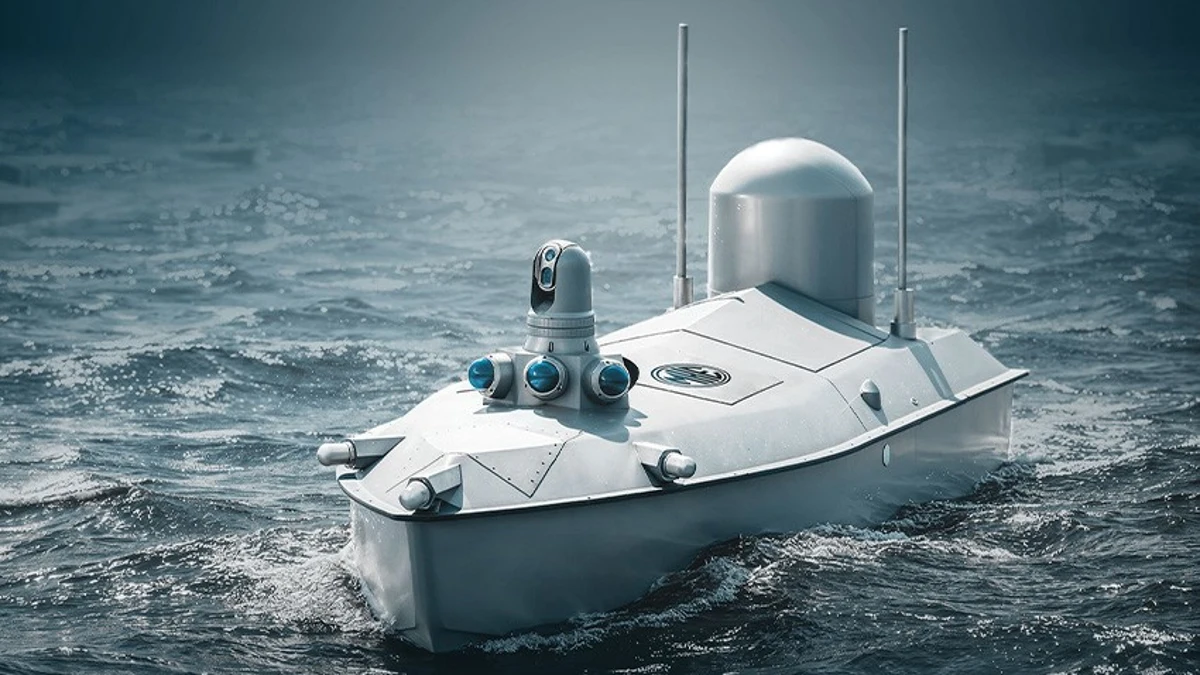 Turquía prueba un dron naval kamikaze controlado a través de otro dron y armado con una carga de 100 kilos.