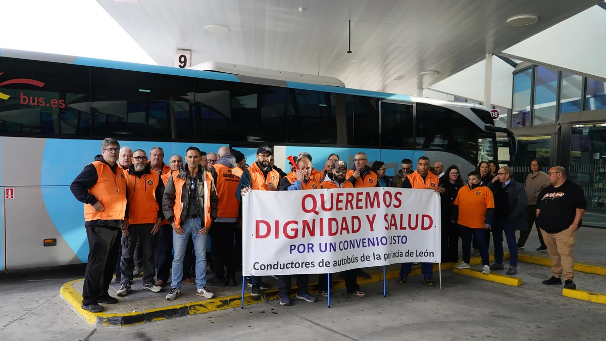 Trabajadores se manifiestan en Ponferrada