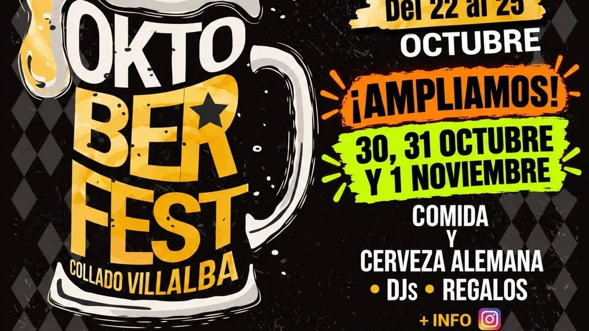 MADRID.-Collado.- El festival Oktoberfest regresa este fin de semana a la Carpa Malvaloca tras "el éxito" del público