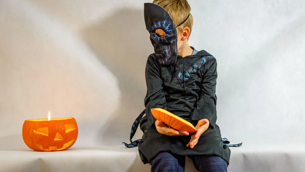 Para muchos niños, Halloween puede ser "demasiado".
